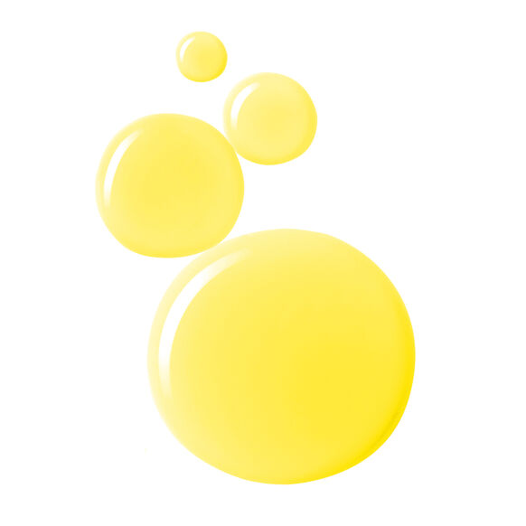 Bright yellow droplets representing nourishing Jasmine & Neroli Face Oil, highlighting luxury skincare benefits.