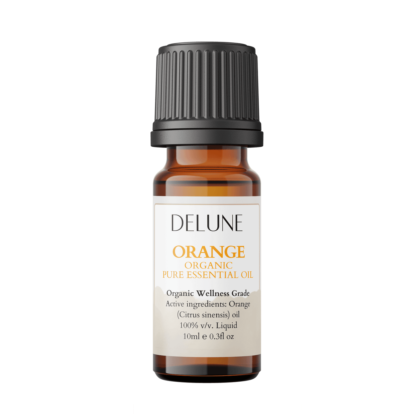 Sweet Orange Organic Essential Oil Bottle - Uplifting Citrus Aroma for Wellness