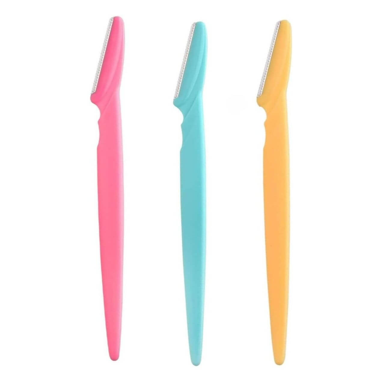 Colorful Premium Eyebrow Razor Set of 3 for Flawless Brows and Radiant Skin