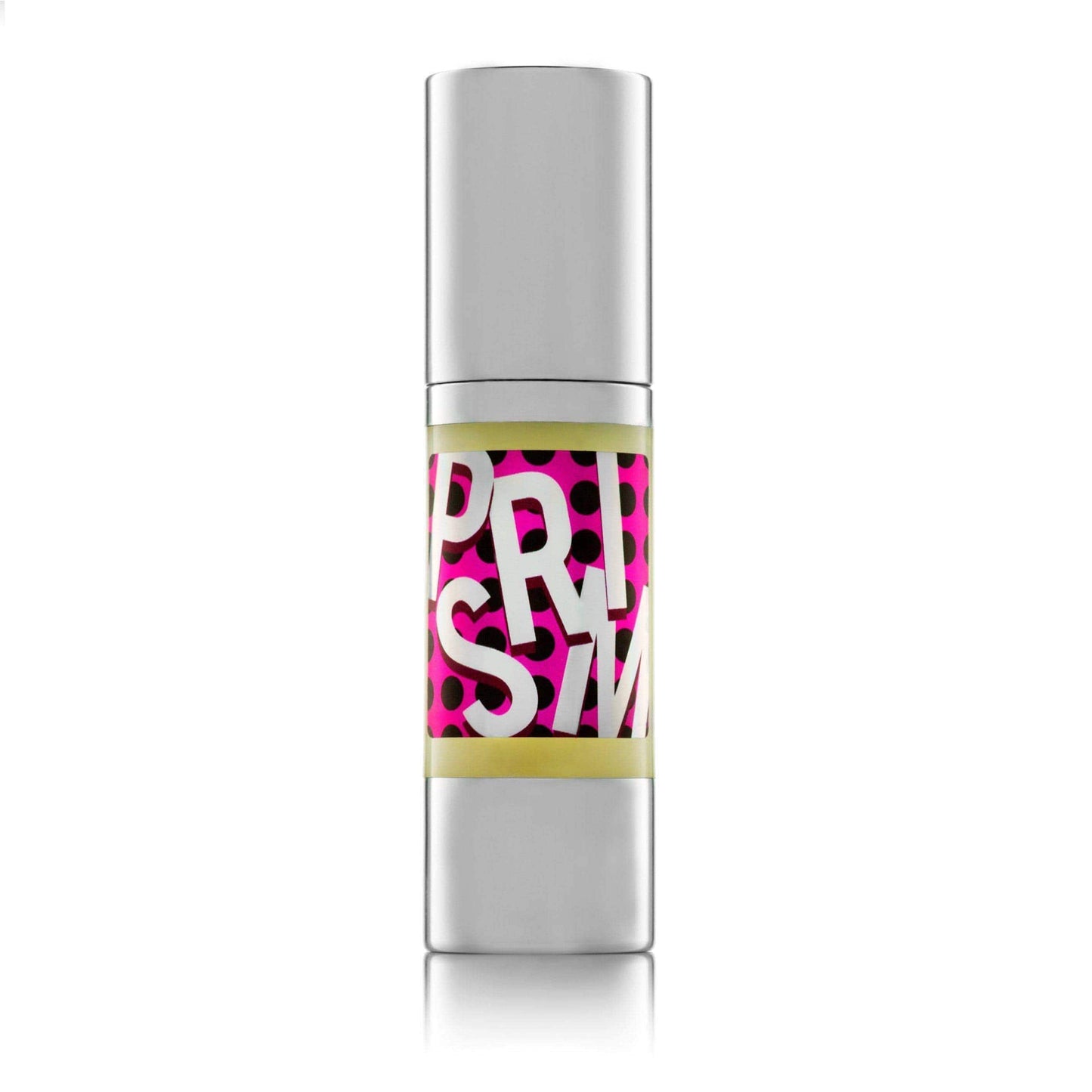 Prism HD Makeup Primer bottle with vibrant, stylish design, ideal for flawless skin or makeup-free glow.