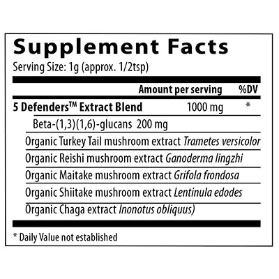 Delune 5 Mushroom Concentrated Powder