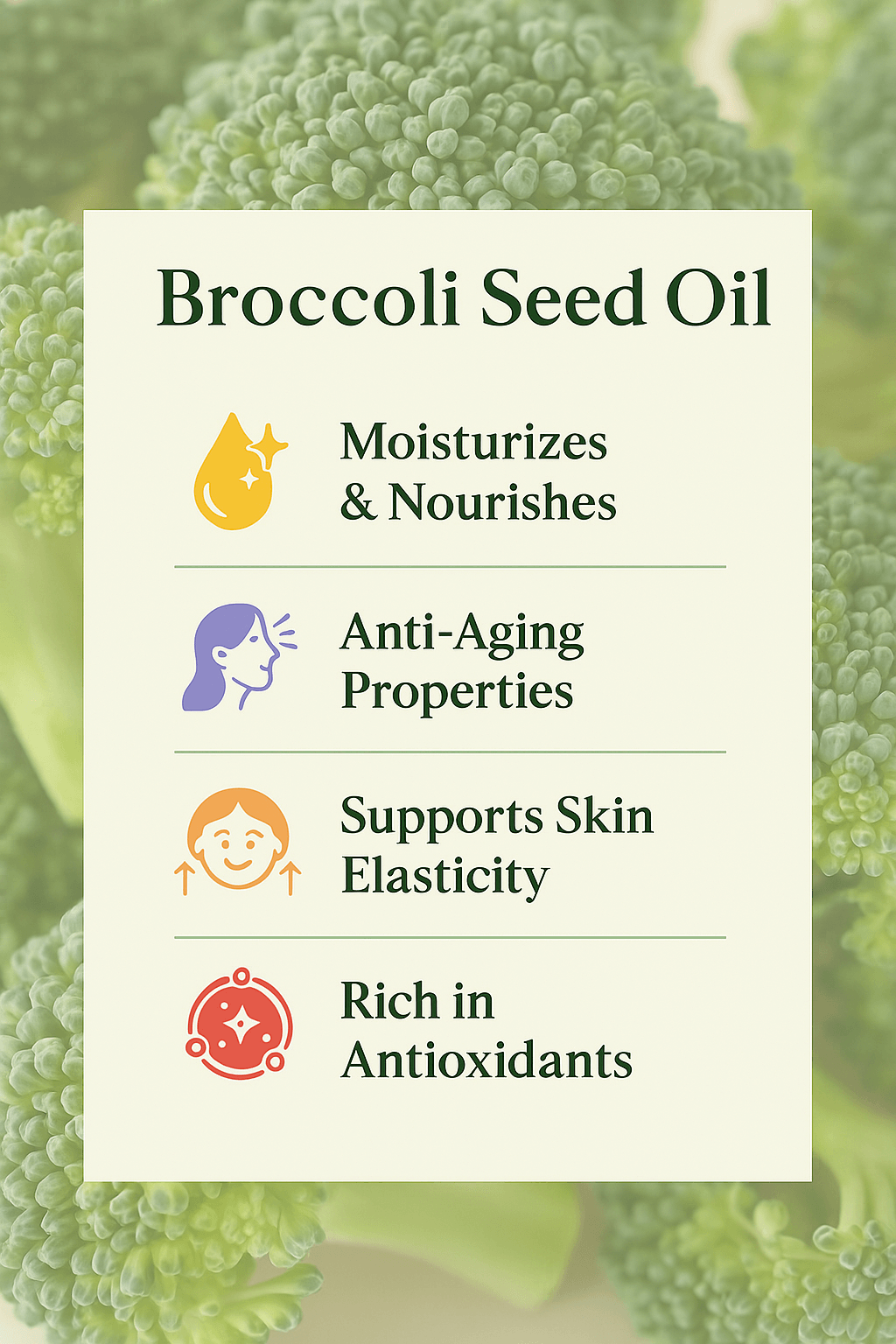 Virgin Broccoli Seed Oil