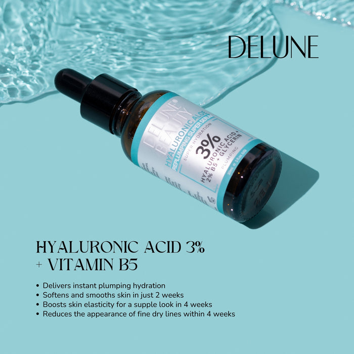 Delune 3% Hyaluronic Aloe Face Serum