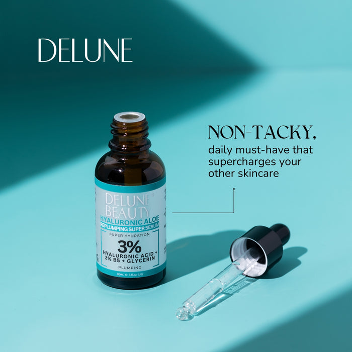 Delune 3% Hyaluronic Aloe Face Serum