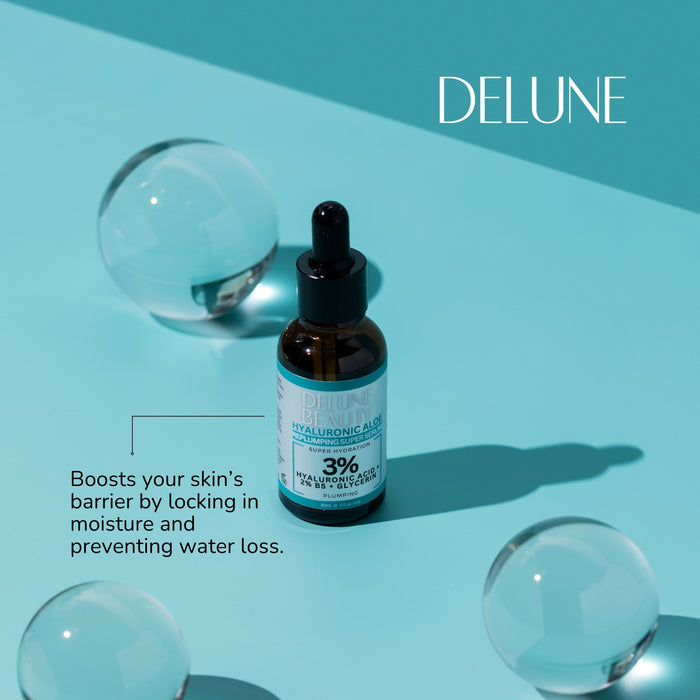 Delune 3% Hyaluronic Aloe Face Serum