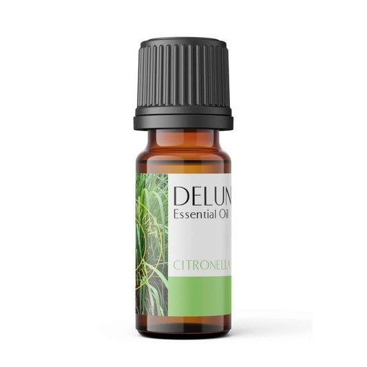 Citronella Pure Essential Oil Bottle with Refreshing Citrus Aroma and Insect-Repellent Benefits