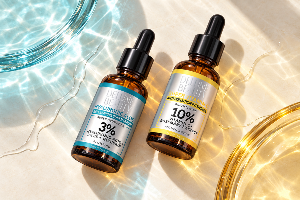 Hyaluronic Aloe B5 and Super Vitamin C Duo