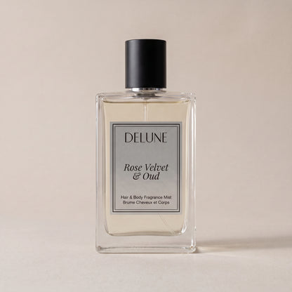 Delune Rose Velvet & Oud Hair & Body Fragrance Mist