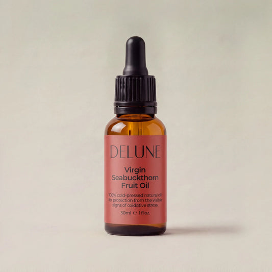 Delune Virgin Seabuckthorn Fruit Oil 30ml dropper bottle