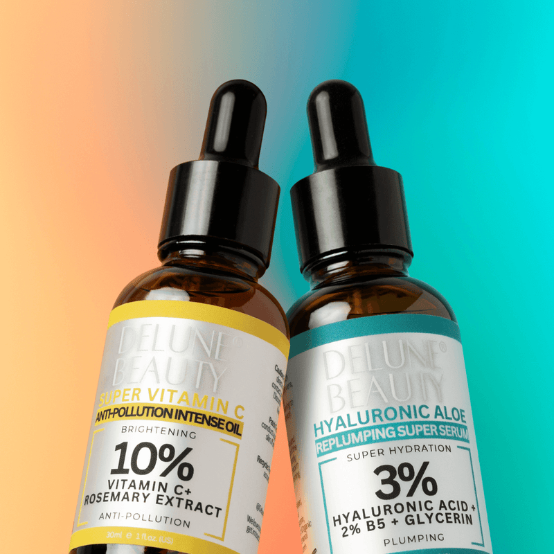Hyaluronic Aloe B5 and Super Vitamin C Duo - Delune 