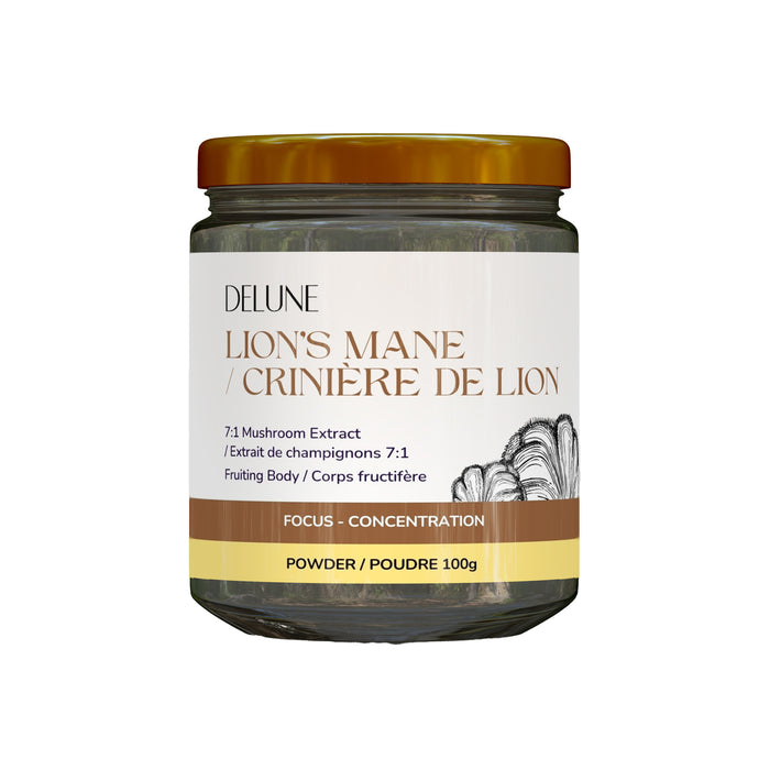 Delune Lion's Mane Concentrated Mushroom Powder