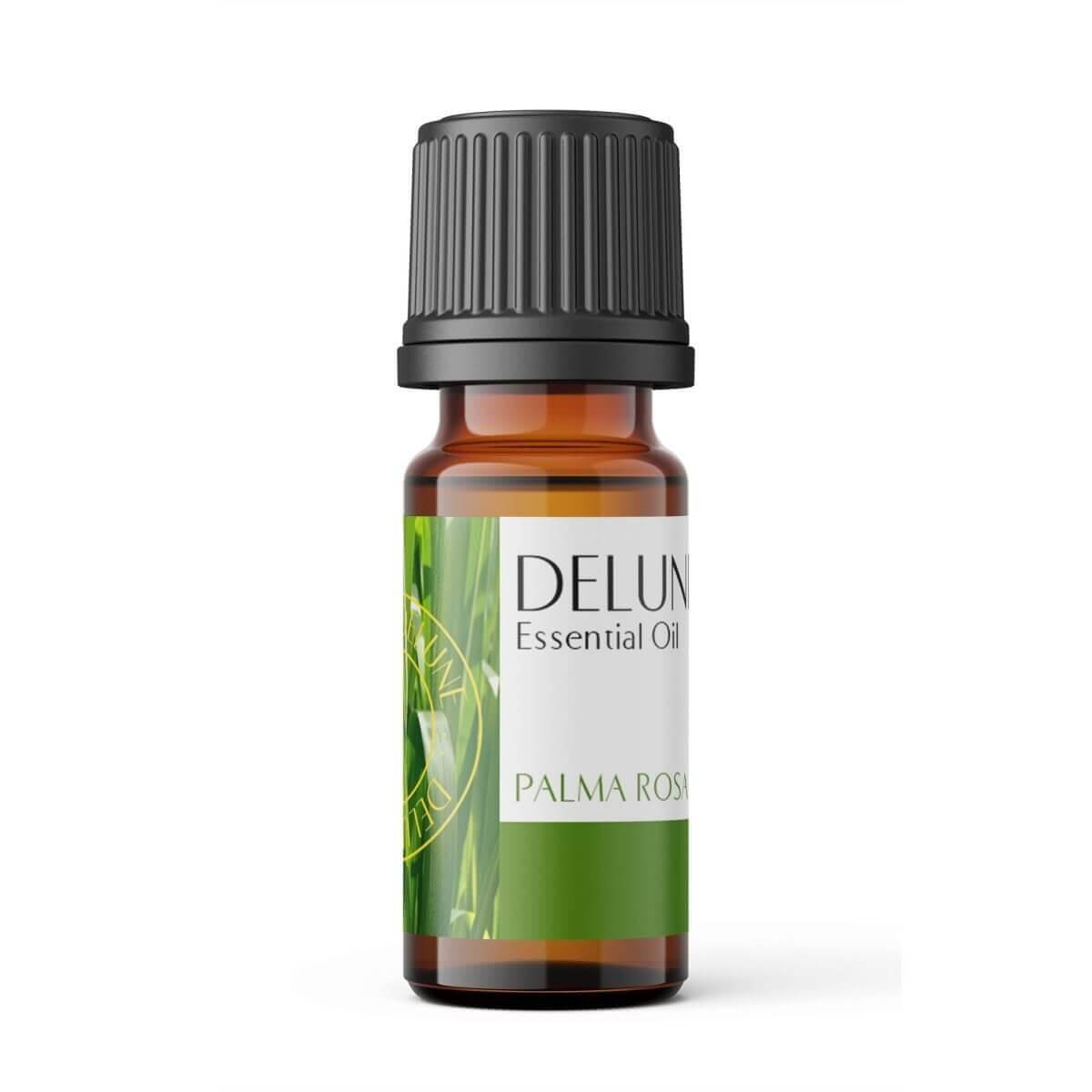 Palma Rosa Pure Essential Oil Bottle with Sweet Floral Scent, Ideal for Relaxation and Healthy Skin